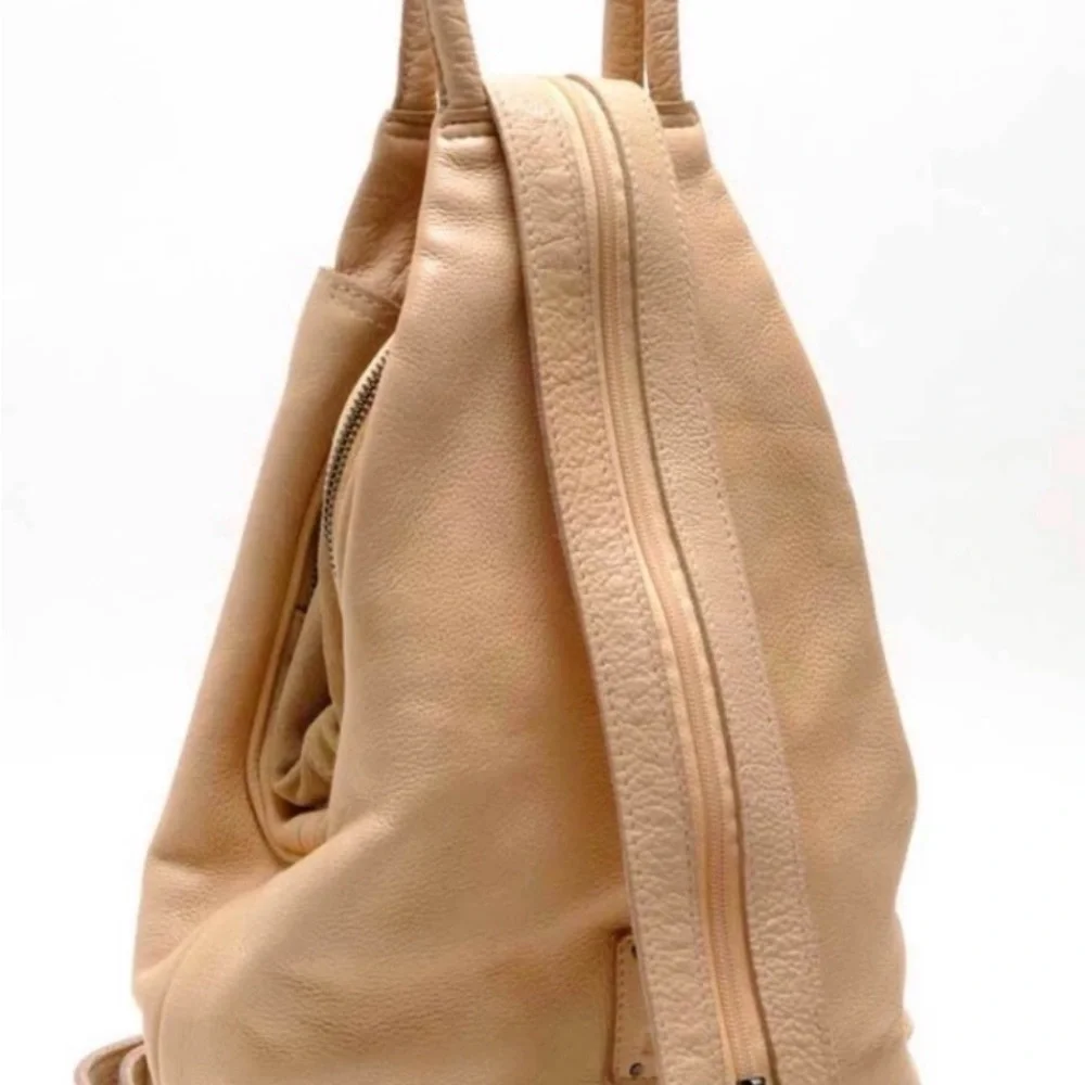 We The Free Tan Soft Leather - Sling Bag Backpack - Excellent Condition
